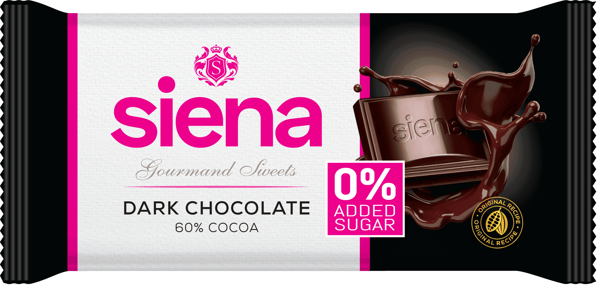 Siena étcsokoládé édesítőszerrel 90g