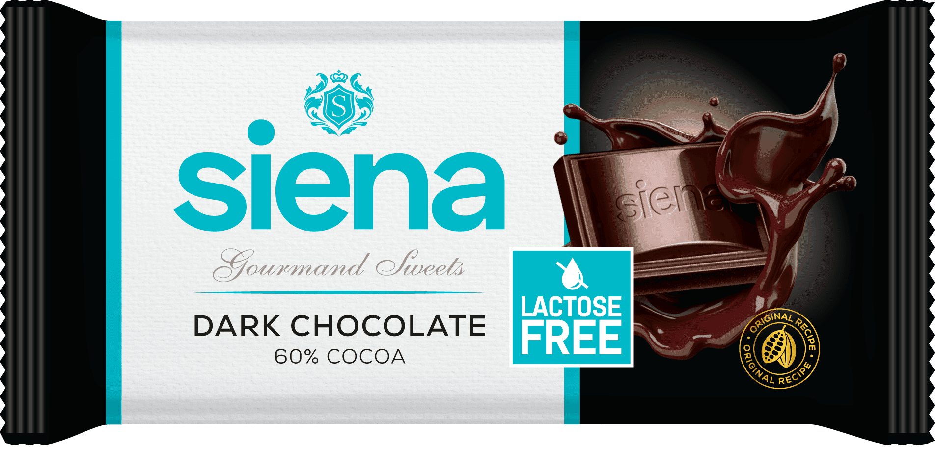 Siena étcsokoládé laktózmentes 90g