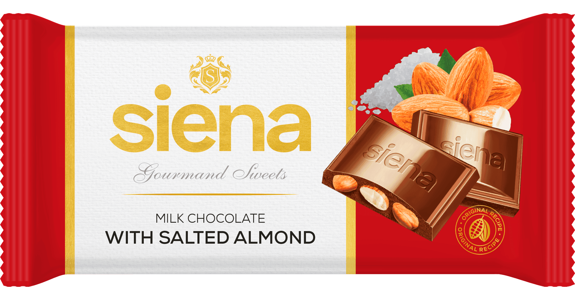 Siena sós mandulás tejcsokoládé 100g