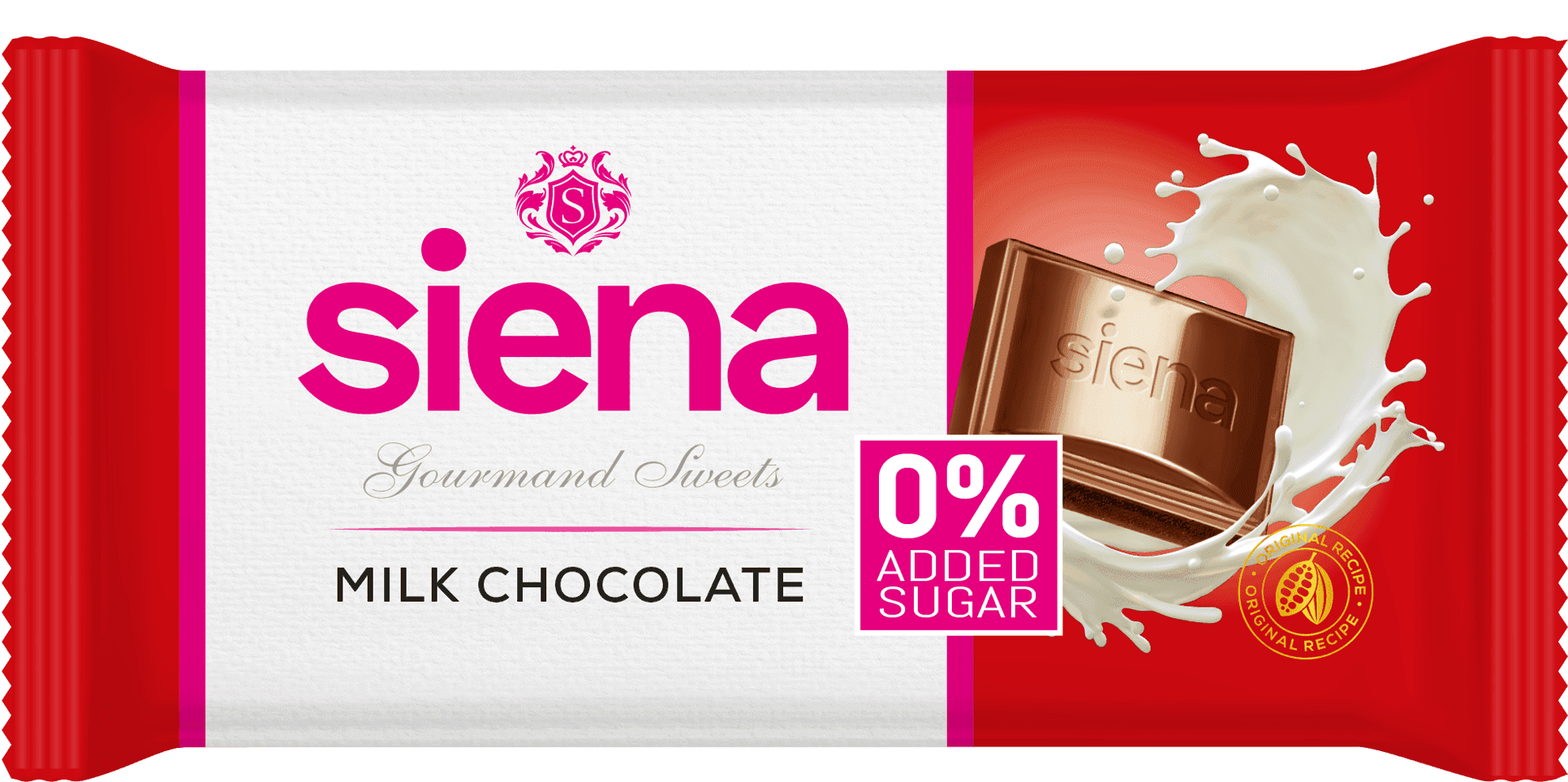 Siena tejcsokoládé édesítőszerrel 90g