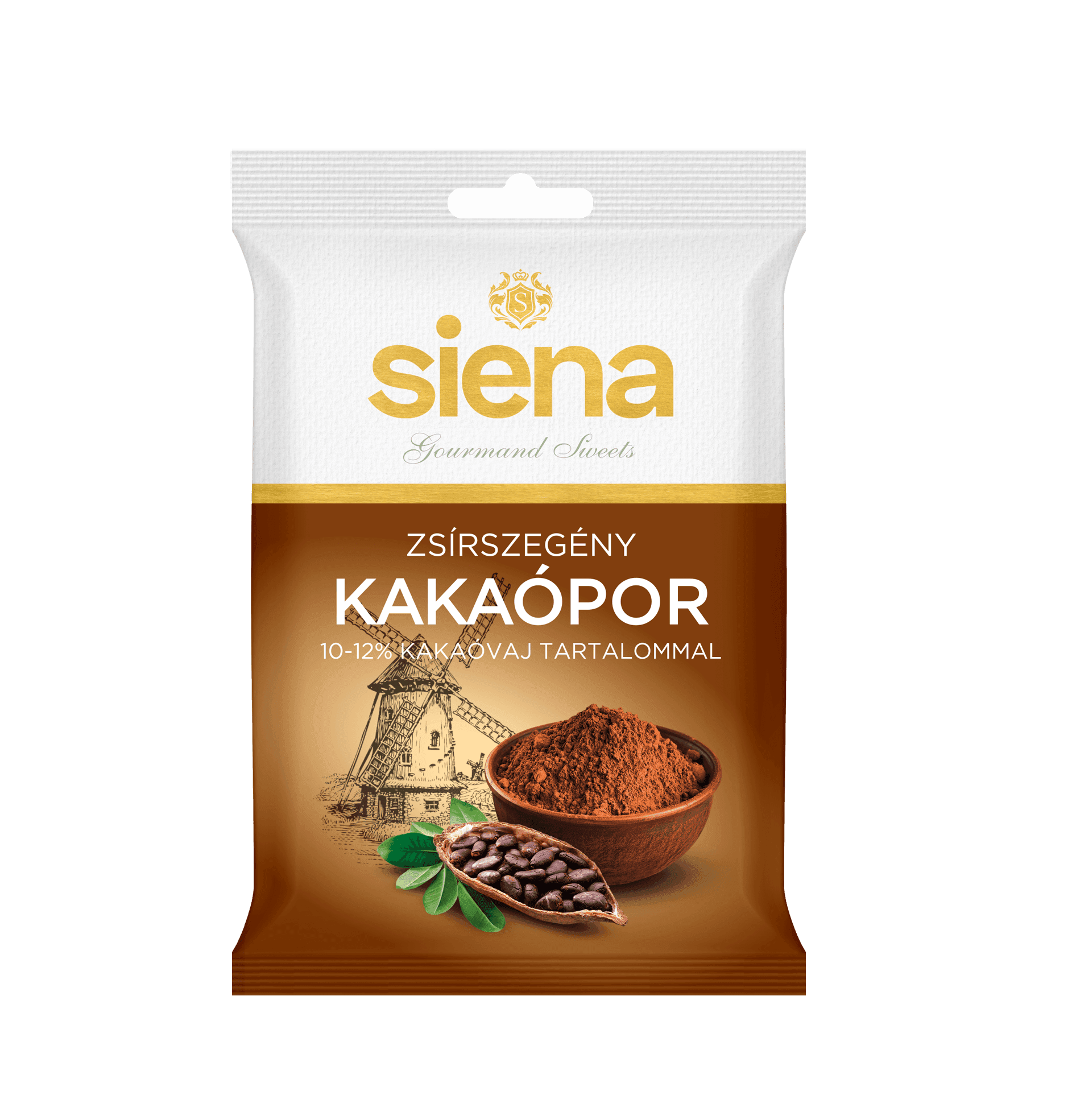 Siena zsírszegény kakaópor 10-12% 75g