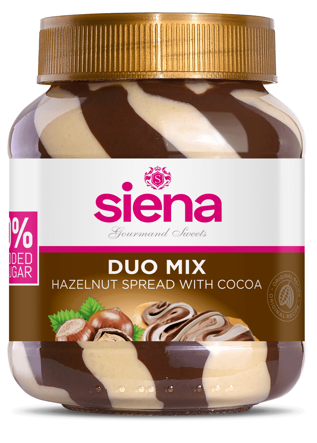 Siena Duo Mix kakaós mogyorós tejkrém édesítőszerrel 400g